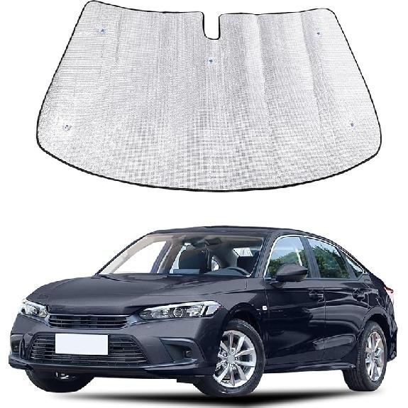 Windshield Sun Shade Compatible with Honda Odyssey 2018-2025 Foldable Front Windshield Sunshade Protector, Block UV Rays Keep Your Car Cooler