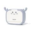 Soap Holder Abs Paste Wall-mounted Drain Punch-free Storage Rack Storage Disk For Bathroom Soap Container Box Creative Soap Dish