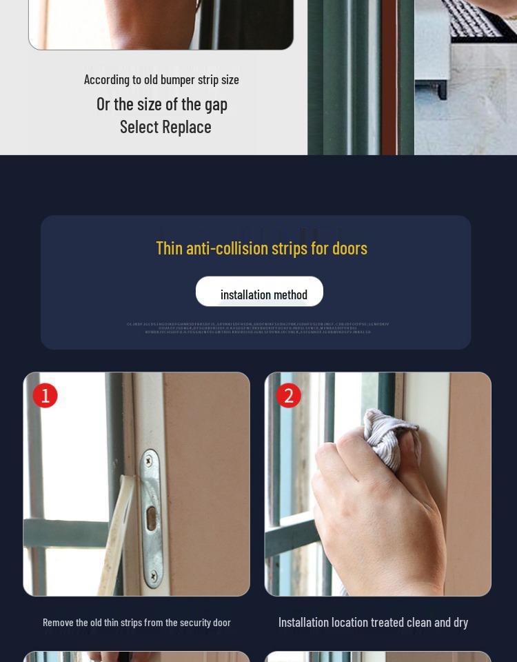Diebstahlsichere selbstklebende Silikon-Dichtungsleiste für Tür und Fenster zum Abdichten gegen Wind und zur Isolierung