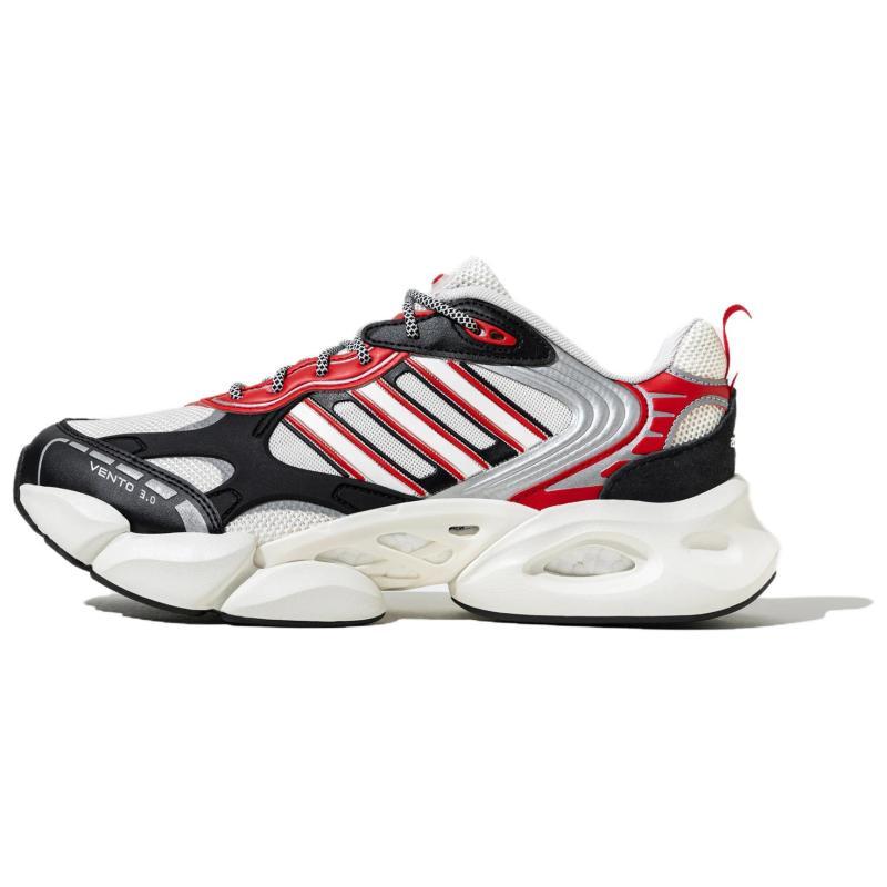 Adidas CLIMACOOL VENTO 3.0 Anti-Slip Wear-Resistant Low-Top Running Shoes Men's White Red Black Sneakers IF7118