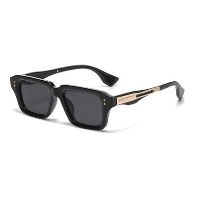 Novos Óculos de Sol Quadrados da Moda Retrô Alta Qualidade Tendência Masculina Óculos de Sol Feminino Luxo Preto Gradiente Proteção Uv400