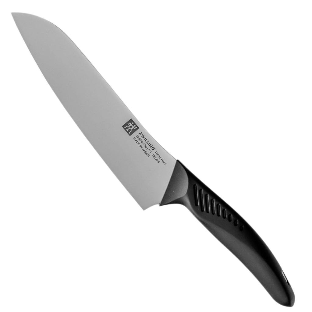 Zwilling Twin Fin L Made In Santoku Stainless Dishwasher Made In Seki Gifu Prefecture Product In Multi-Purpose Knife, 180mm, Japan, Knife, Steel,