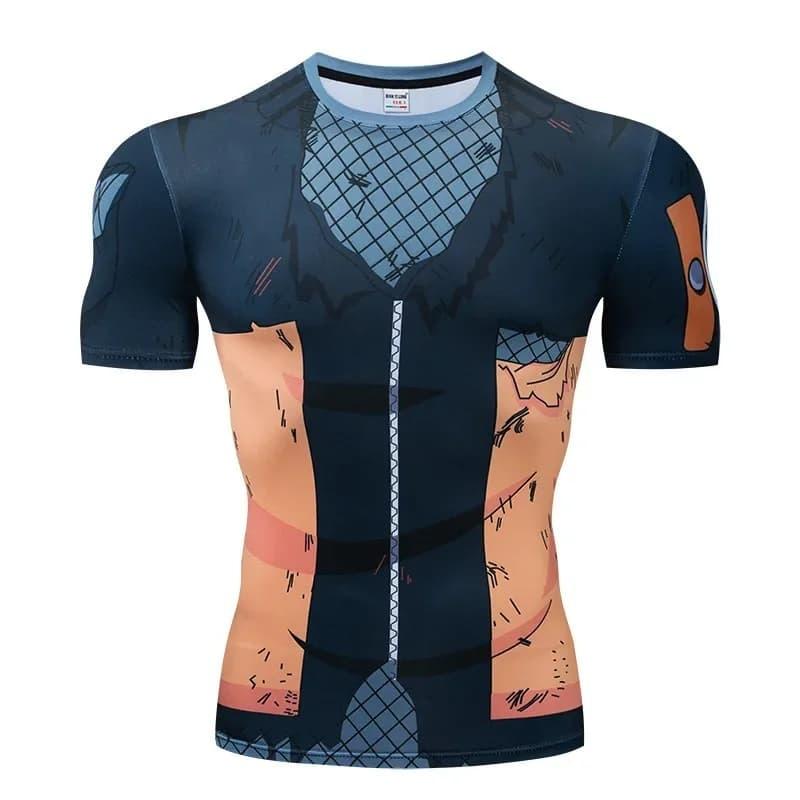 Men's Fashion 3D Printed Men's T-Shirt Round Neck Short Sleeve Trendy Street Wear