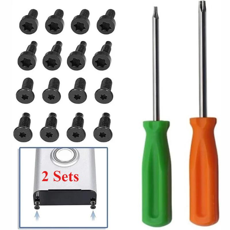 For Ring Doorbell 2nd Generation Replacement 16 Security Screws 2 Screwdrivers Set