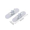 2Pcs Butterfly Turnbuckle Screws Stainless Steel For Mobile Air Conditioner Casement Sealing Plate Wing Bolts Turnbuckle