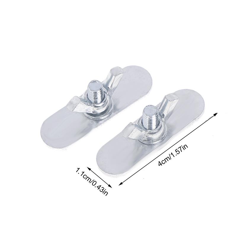 

2Pcs Butterfly Turnbuckle Screws Stainless Steel For Mobile Air Conditioner Casement Sealing Plate Wing Bolts Turnbuckle серебряный