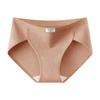 Autumn Mid-Waist Cotton High-Cut Panties for Girls