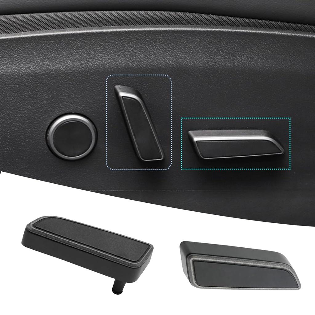 1Pair Seat Adjustment Button Compatible with Tesla Model 3/Y    2024, Seat Adjustment Button Cover Replacement, Replaces Part 1098842-00-D,