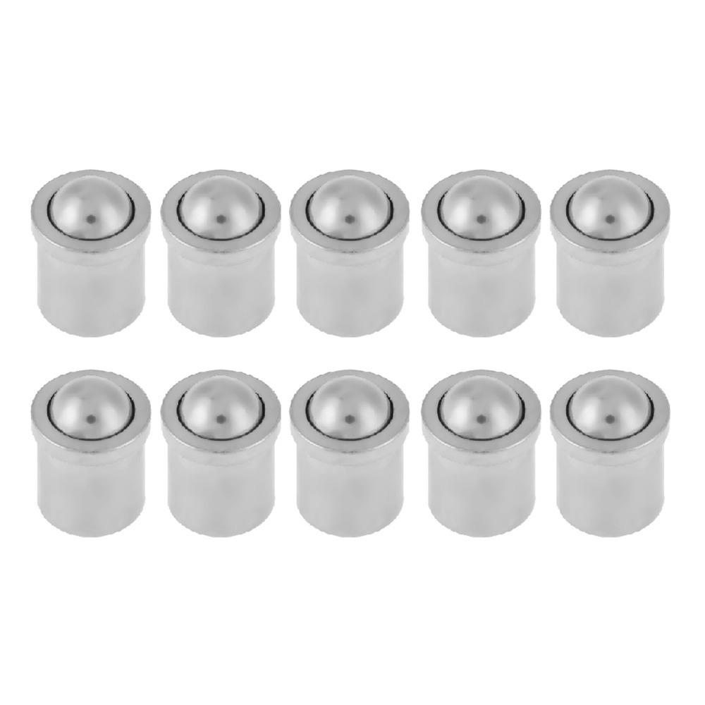10pcs Smooth Surface Ball Spring Plunger No Step Design Ball Catch Latch For Clamps