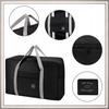 Lightweight, Large, Foldable, Spacious Travel Bag for the Car, BLACK