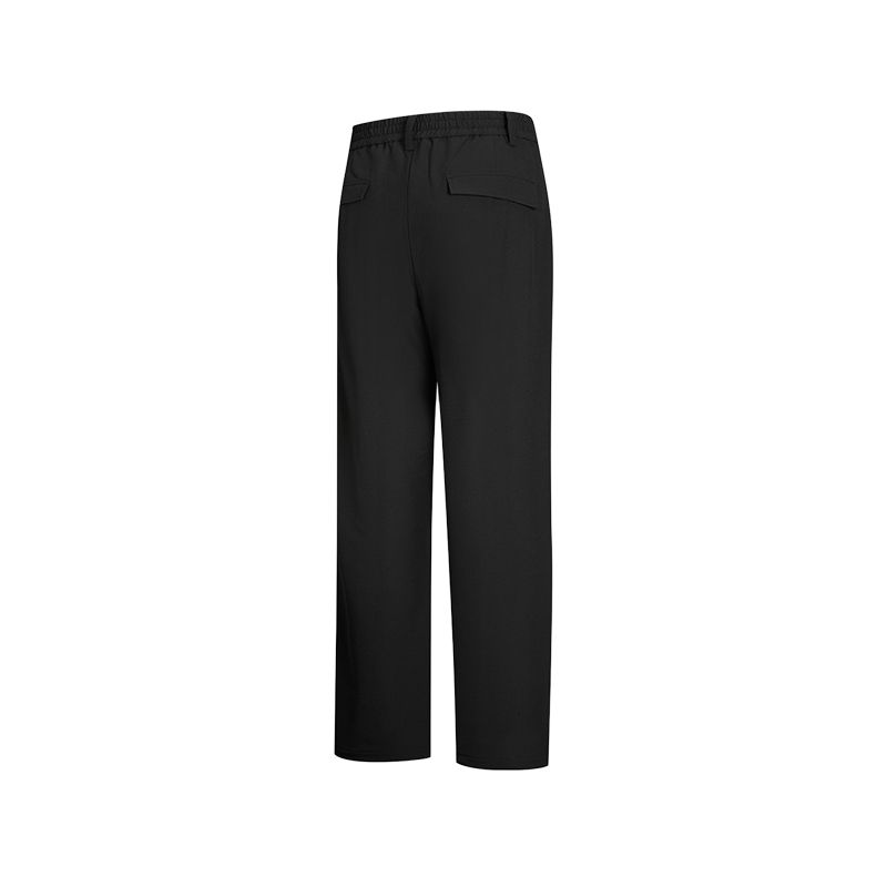 Saucony Project S Cny Year Of The Horse New Year Edition Comfortable Multi-Pocket Solid Color Straight Leg Casual Pants SA1269WP11T-BK001