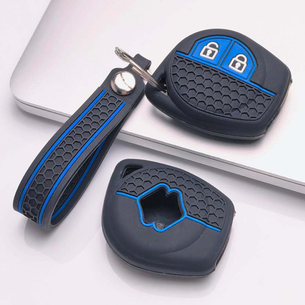 Honeycomb Car Key Cover for Suzuki Swift Alto Jimny SX4 Vitara Ignis Celerio Dzire Ertiga with Keychain Honeycomb Texture Shockproof Key Fob Protector
