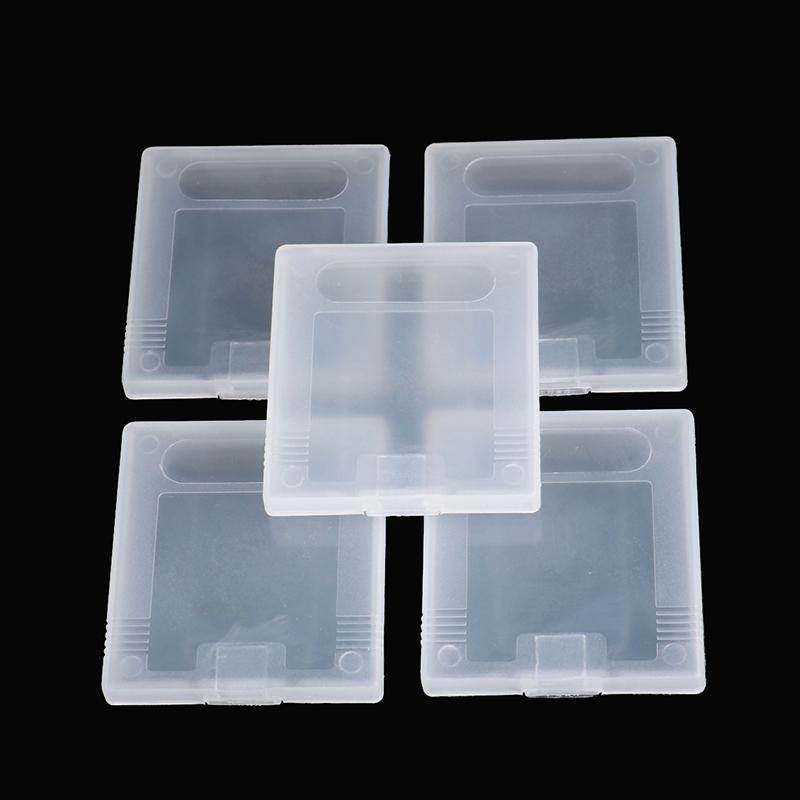 5Pcs Transparent Game Storage Box Card Anti Dust Cover Case Protection Game Card Box For Gameboy Color Pocket Gbc Gbp
