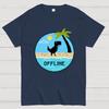 Dinosaur Offline Nerdy T-Shirt
