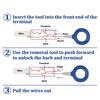 47Pcs Automotive Terminal Release Tool Electrical Connector Removal For CarElectrical System Servicing
