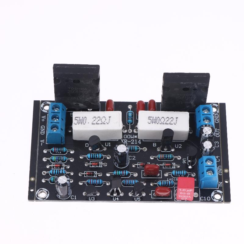 2Sc5200+2Sa1943 Röhre 100W DC 35V Einkanal Hifi Audio Verstärkerplatine Einkanal 100W Hohe Leistung Mono