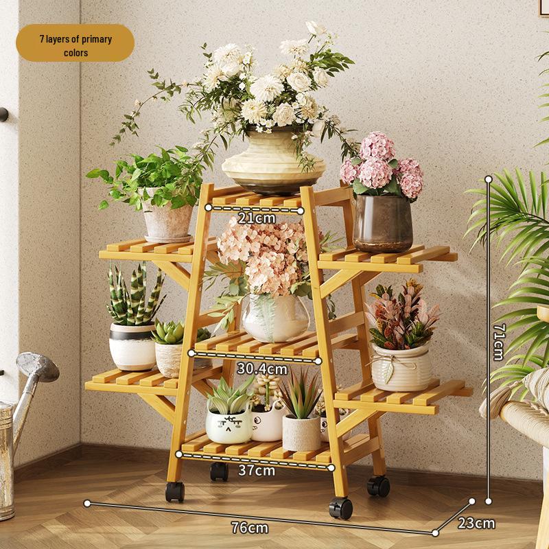 Multi-Layer Indoor Flower and Plant Rack for Balcony and Living Room