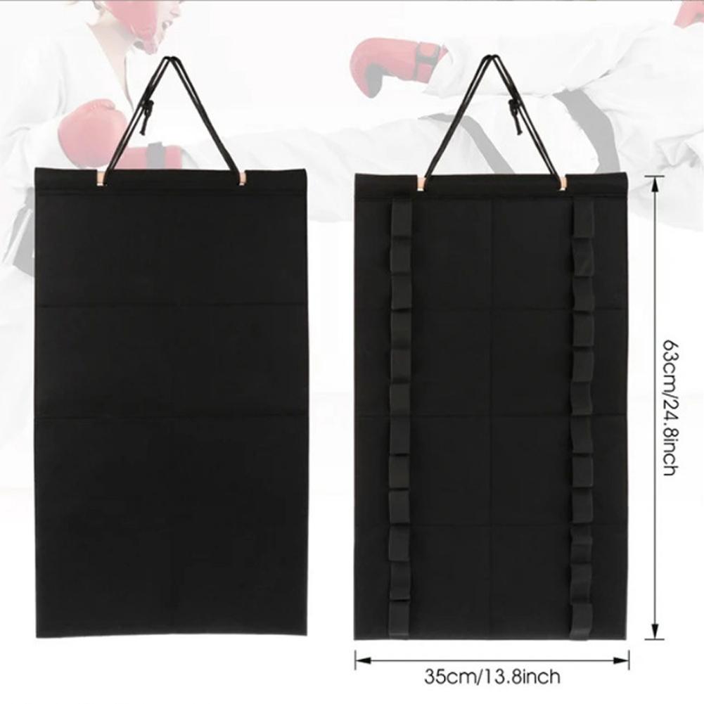 Martial Arts Belts Organizer Karate Belt Display Holder Durable Rack Wall Hanging Taekwondo Belt Storage for Muay Thai Judo