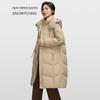 Women's Long Hooded Duck Down Puffer Coat