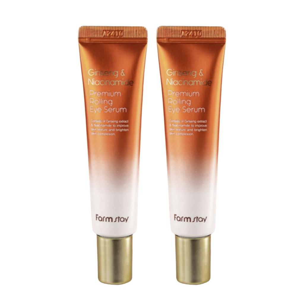 Farmstay Ginseng & Niacinamide Primium Rolling Eye Serum 25ml