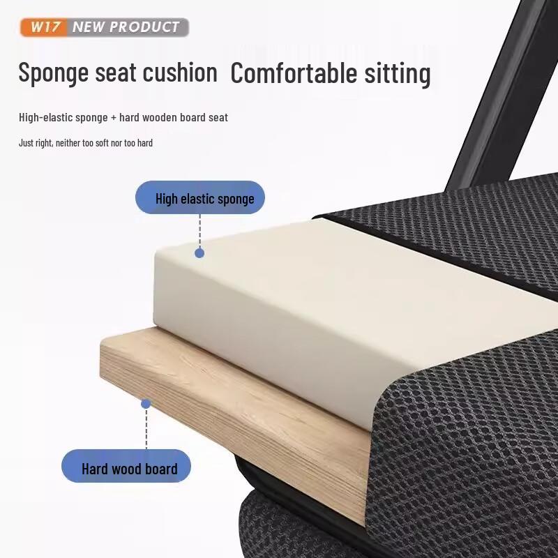 Youshu Upgraded Folding Office Recliner with Footrest and Lumbar Support
