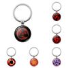 Exquisite Naruto Anime Gem Keychain Uchiha Rinnegan Star Sharingan Metal Key Ring