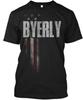 Byerly Family American Flag T-Shirt Made In the USA Size S To 5XL Unisex T-Shirt