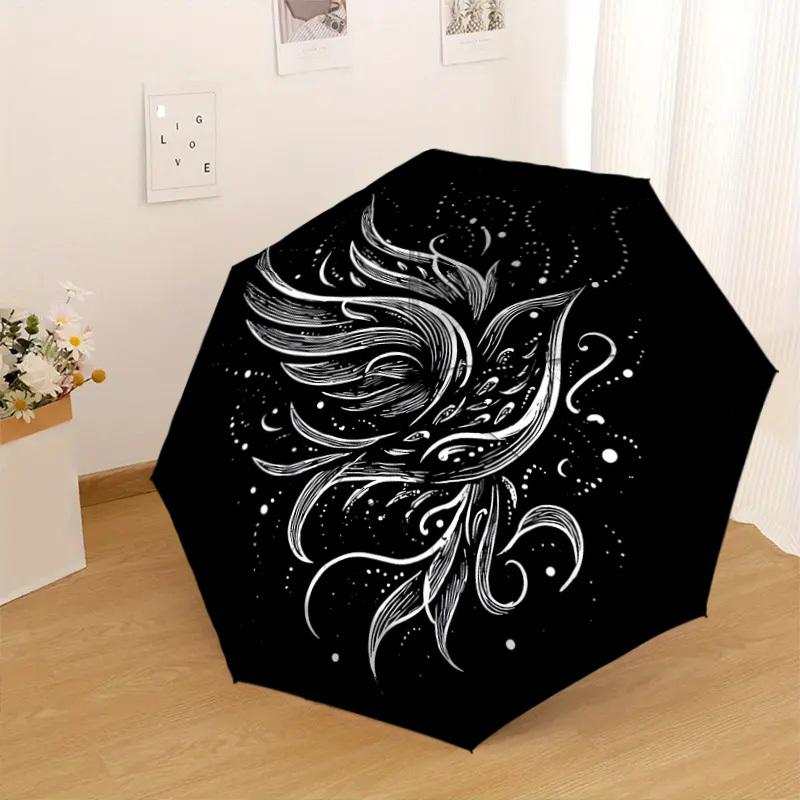 1pc Wings Space Pattern Umbrella Design Automatic Opening and Closing Umbrella, High-quality Travel Umbrella, Lightweight and Portable, -32