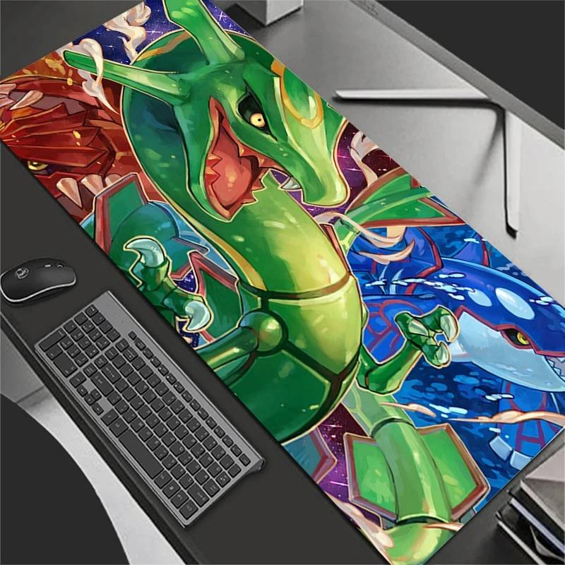 Mouse Pad Large XXL PC Desk Mat Gamer Office Carpet Keyboard Table Gaming Accessories PPokemons Rayquaza Mousepad