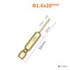 Alloy Steel Screwdriver Bit High Hardness Magnetic