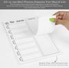 Inkdotpot Poznámkový blok Weekly Meal Planner 7" x 10, "Kuchyňské menu" Magnetický blok pro plánování jídla s odtrhávacími listy S-54