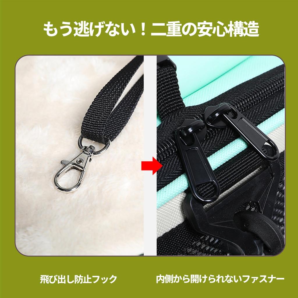 YUENZEE Faltbare Haustiertransportbox mit Netz für Geeignet für Kleine und Kleine Erhältlich in Mehreren mit Rollen Vorhang, Hunde-/Katzen Tasche, 4-seitig