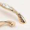 Zinc Zinc Zinc Alloy Gold Kitchen Cabinet Handle Light Luxury Ceramic Drawer Pulls  Wardrobe