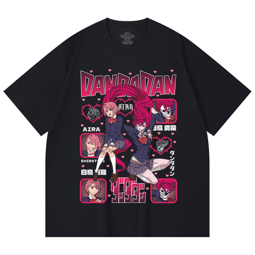 230 Gsm 100% Cotton Dandadan V11 Aira Print Unisex Heavy Cotton T Shirt