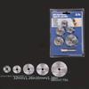 6Pcs Durable Mini Circular Saw Blade Set for Precision HSS Cutting Water-Resistant Disc Ideal for Wood & Aluminum