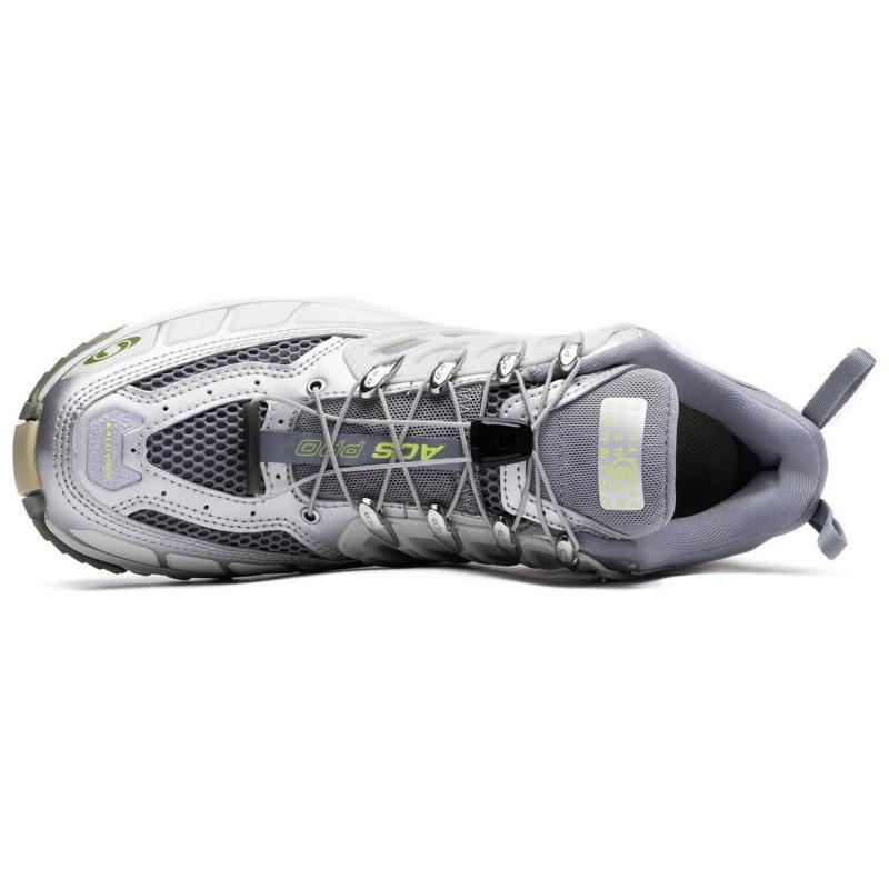 MM6 Maison Margiela x SALOMON ACS PRO Anti-Slip Wear-Resistant Low-Top Casual Shoes Men's Gray Sneakers 476994