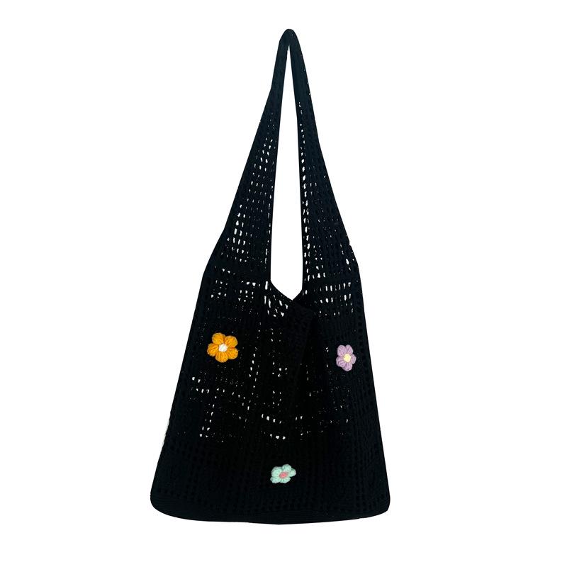 Chic Cross-Border Woven Tote: Casual, All-Match Knitted Handbag for Summer Travel