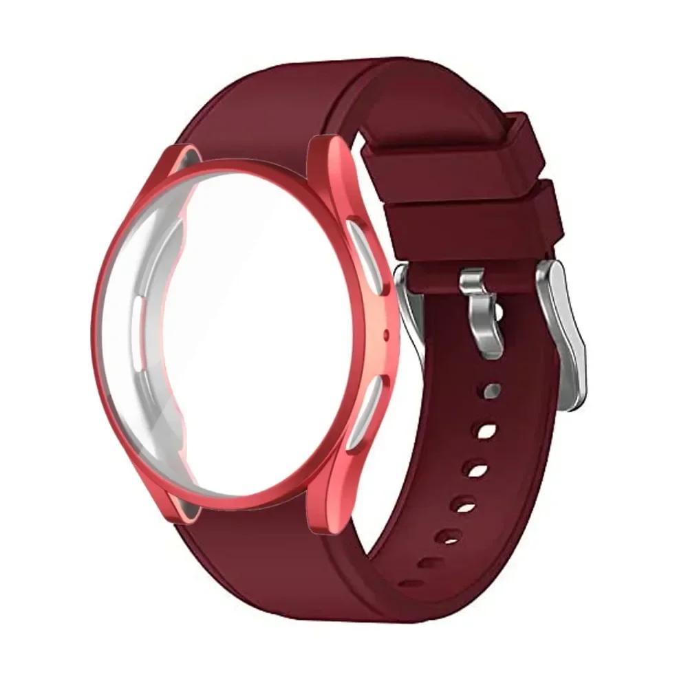 Case+Band for Samsung Galaxy Watch 4/5/6 40mm 44mm Protective Soft TPU Cover+Bracelet for Galaxy Watch 6 Classic 43mm 47mm Strap