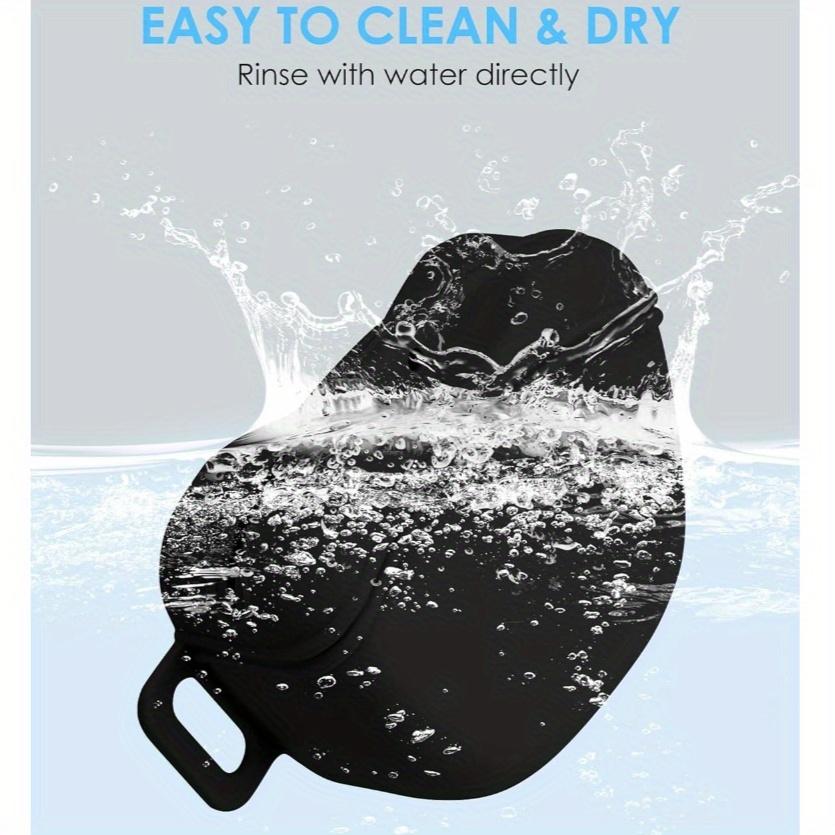 Leckerlibeutel für Hunde, verbesserter stärkerer Magnetverschluss gegen Verschütten, 0,4 Liter Silikon-Leckerlibeutel Bauchtasche mit Hüftgurt für Haustiertraining Spaziergänge