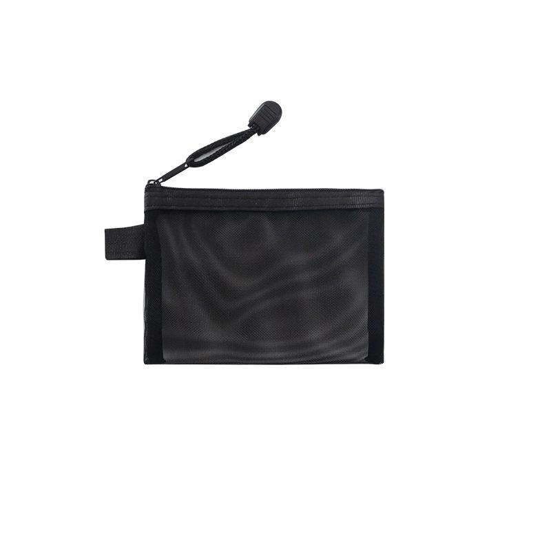 

A4 Mesh Zipper Document & Pencil Case – A5/A6 Size, Office Storage Bag with Logo Printing Option White