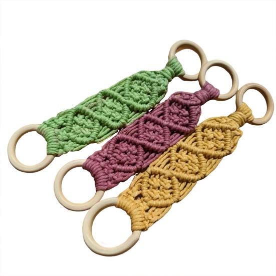 Kitchen Towel Hanger Dish Towel Ring Easy to Hang Widely Used Kitchen Crochet Hanging Ring Dish Towel Hanger Decoration