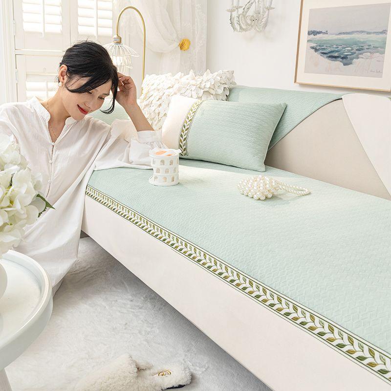 Sofa Cushion Plush Sofa Cover Universal In Autumn And Winter  New Sofa Towel Cover Cloth Anti-Cat Paw Seat Cushion