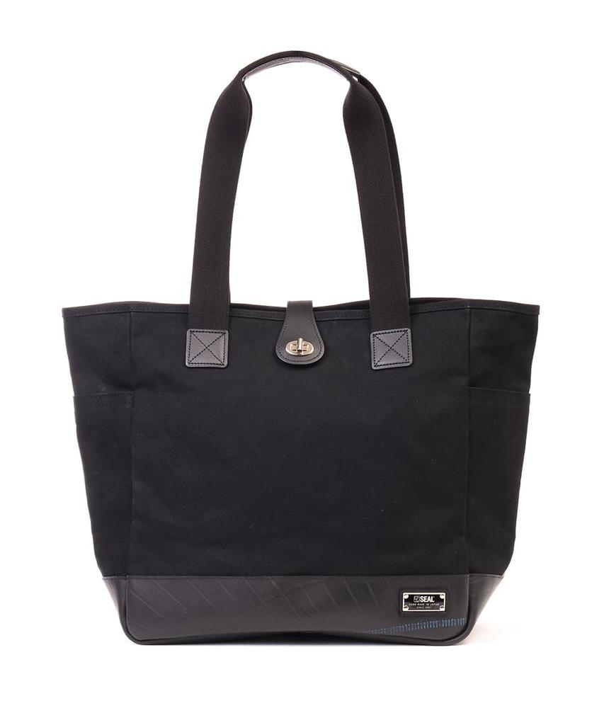 SEAL Tote Bag ARMY DUCK 10 Year Warranty Waterproof 2WAY Tote A4 Document Shoulder Bag Canvas Large Capacity Canvas Genuine Leather Made in Japan