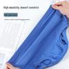 LANSWE Men's Pure Cotton Mid-High Waist Plus Size Briefs