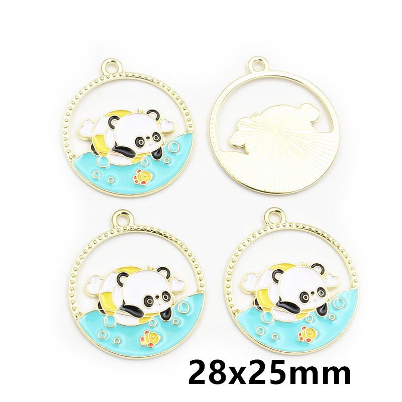10pcs Enamel Small Cat Charms Pendant DIY Jewelry Making Accessories for Earring Bracelet Necklace Finding Craft Supplies
