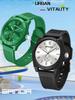 SANDA 6212 Sports Waterproof Student Quartz WatchMen And Women Student New Quartz Simple Watch Silicone Strap Multifunctional