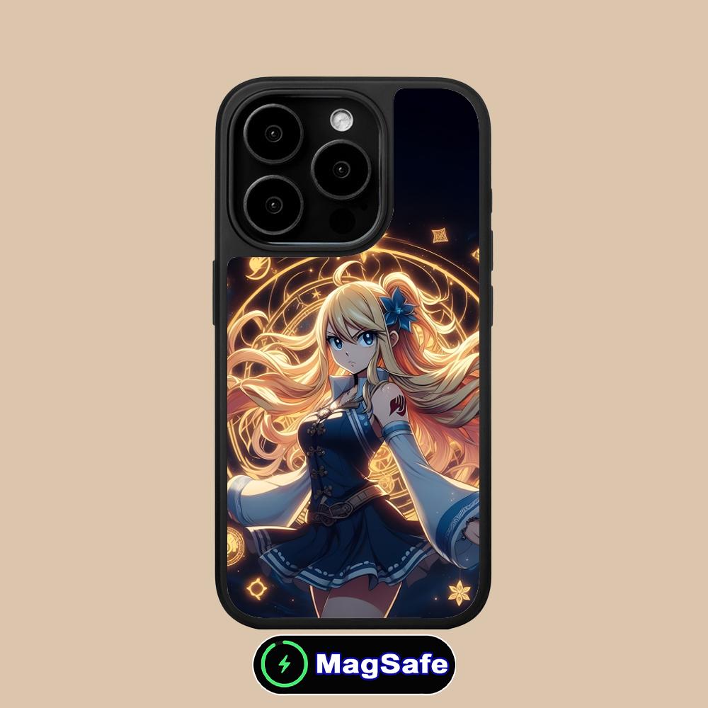 

Fairy Tail Lucy Mobile Phone Case for iPhone 17 16 15 14 13 12 11 Air Pro Max Plus Magsafe Matte Surface Colorful Cover Cover iPhone 11