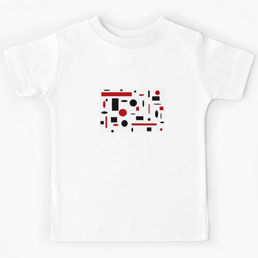 Black, white and red Kids T-Shirt 120