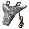 Motorcycle Tail Light LED Rear Brake Turn Signals For Kawasaki Z250 Z400 Z1000 Ninja ZX-10R ZX-6R 2014-2026