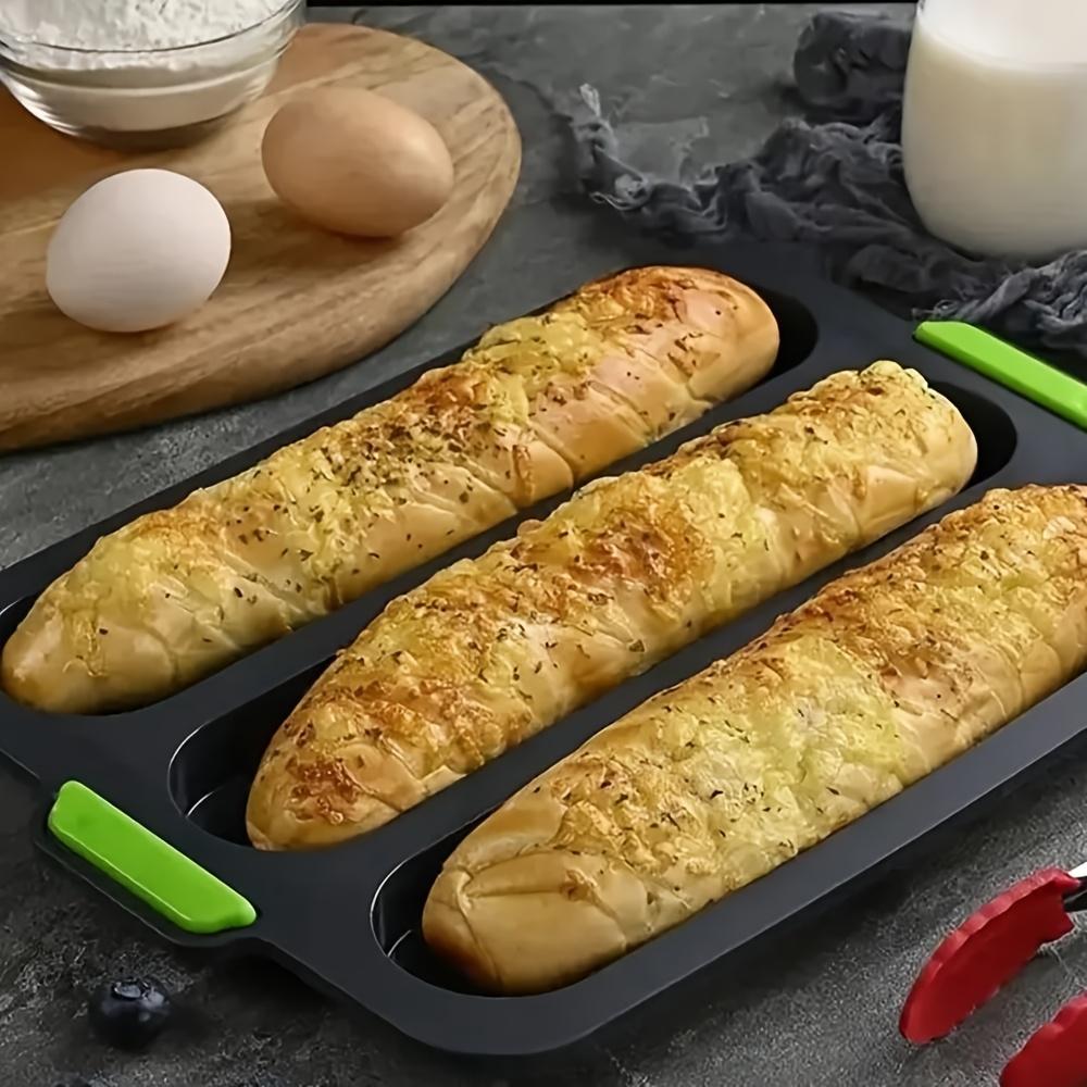 

Набор силиконовых форм для торта, противень для французского хлеба и гамбургеров, форма для хлеба, тарелка для хлеба, форма для хлеба чёрный
